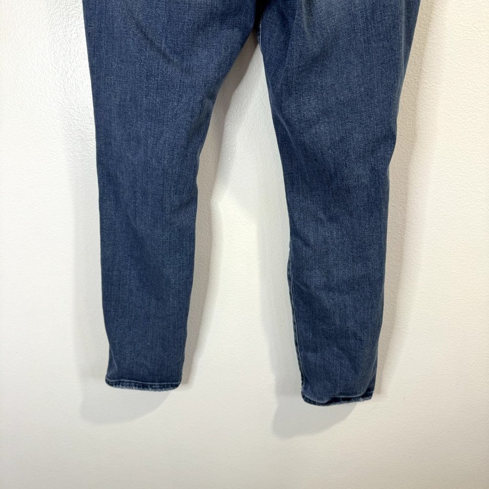Good American Good Legs Crop Jeans Size 14 / 32 Stretch Denim High Rise Ankle - Picture 7 of 11